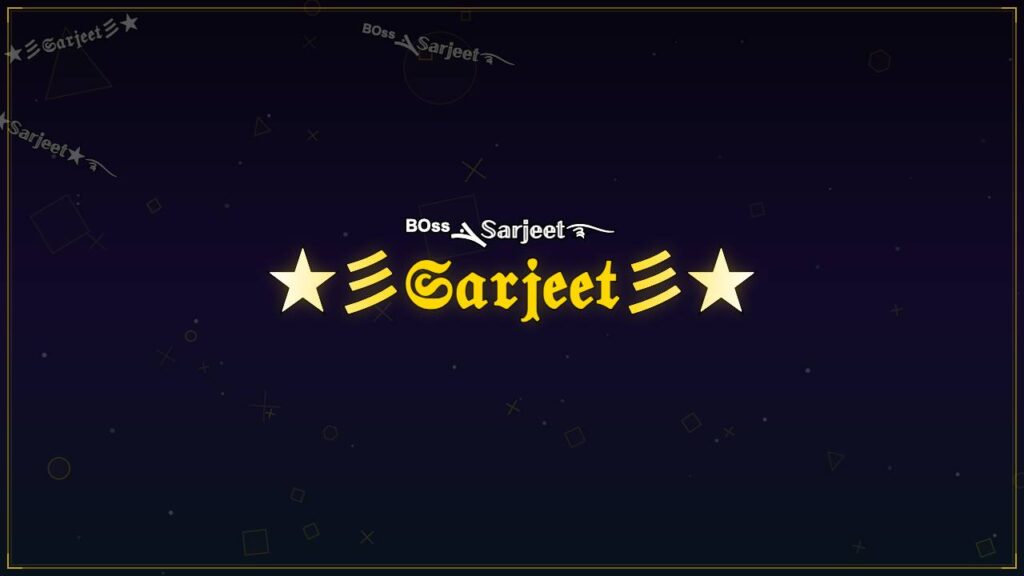 ★彡𝔖𝔞𝔯𝔧𝔢𝔢𝔱彡★ – Sarjeet Stylish Name