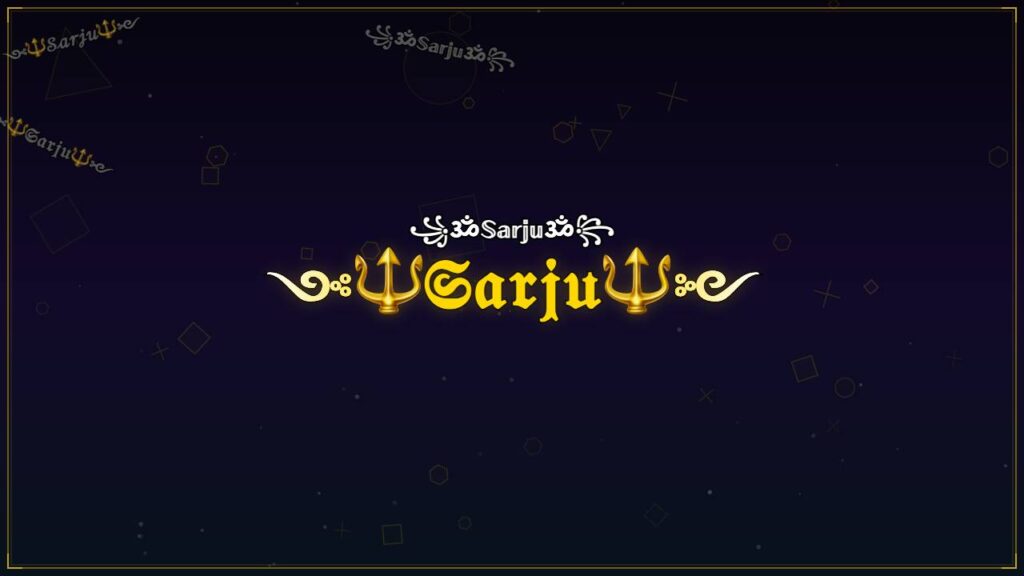 ༺🔱𝔖𝔞𝔯𝔧𝔲🔱༻ – Sarju Stylish Name