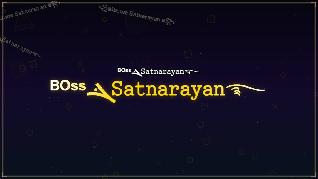 ᴮᴼˢˢܔ𝚂𝚊𝚝𝚗𝚊𝚛𝚊𝚢𝚊𝚗࿐ – Satnarayan Stylish Name