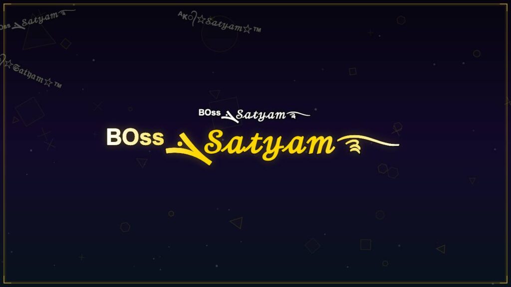 ᴮᴼˢˢܔ𝒮𝒶𝓉𝓎𝒶𝓂࿐ – Satyam Stylish Name