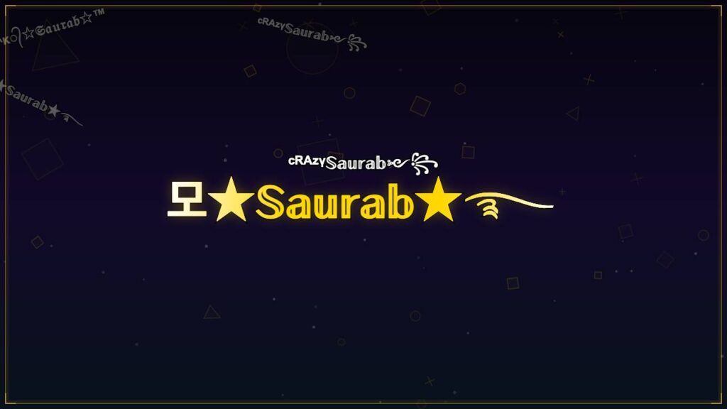 모★𝕊𝕒𝕦𝕣𝕒𝕓★࿐ – Saurab Stylish Name