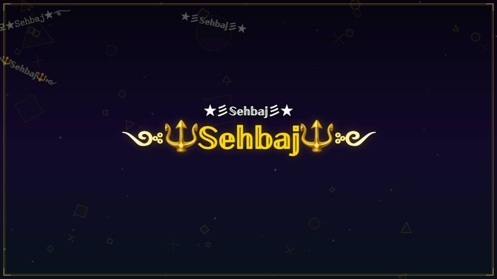 ༺🔱𝕊𝕖𝕙𝕓𝕒𝕛🔱༻ – Sehbaj Stylish Name