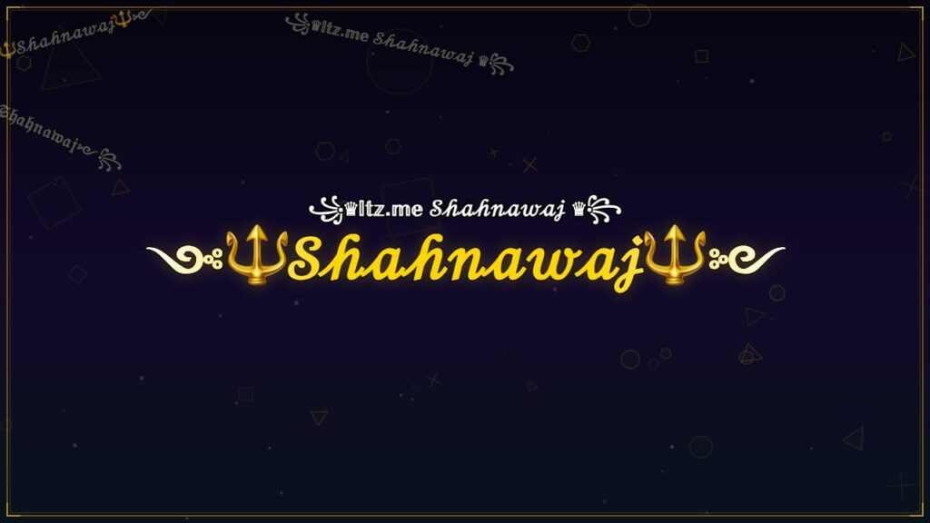 ༺🔱𝒮𝒽𝒶𝒽𝓃𝒶𝓌𝒶𝒿🔱༻ – Shahnawaj Stylish Name