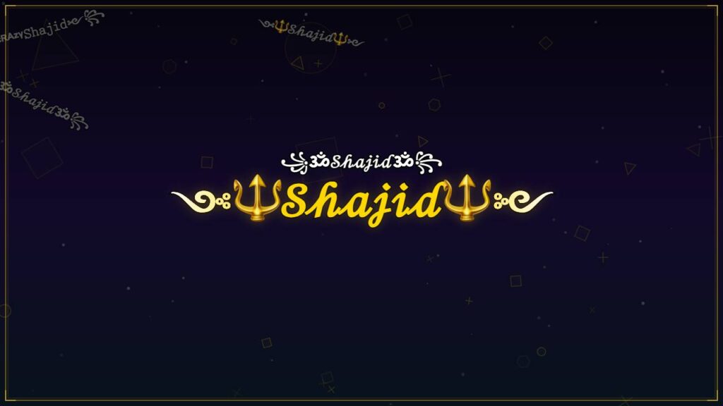 ༺🔱𝒮𝒽𝒶𝒿𝒾𝒹🔱༻ – Shajid Stylish Name