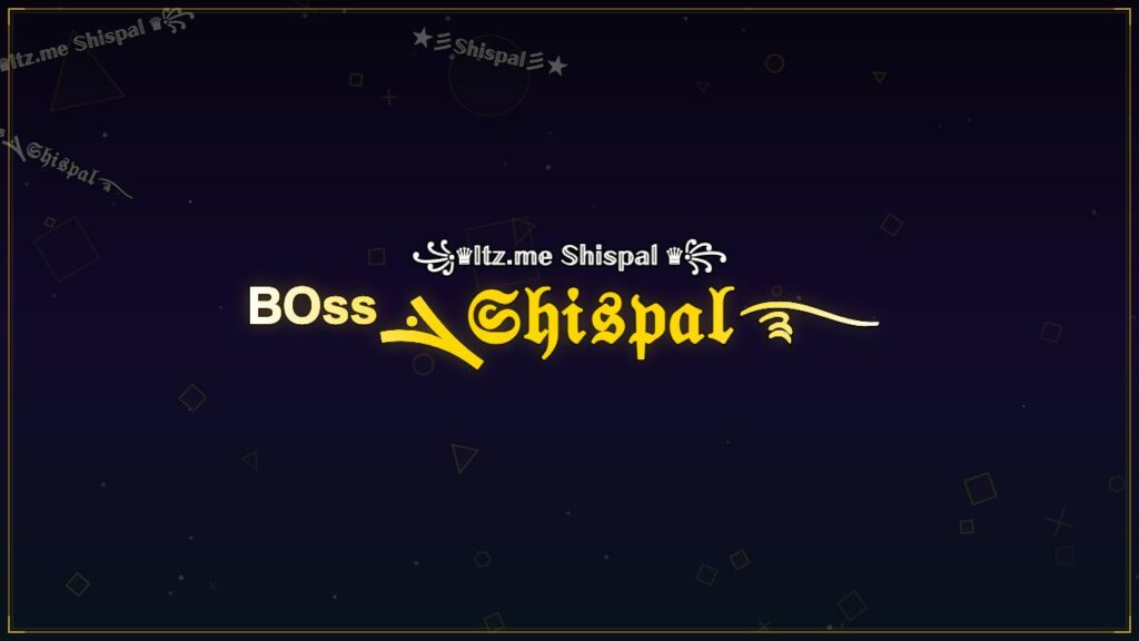 ᴮᴼˢˢܔ𝔖𝔥𝔦𝔰𝔭𝔞𝔩࿐ – Shispal Stylish Name