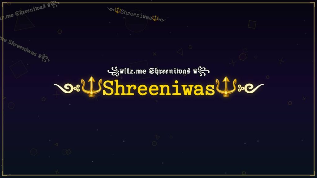 ༺🔱𝚂𝚑𝚛𝚎𝚎𝚗𝚒𝚠𝚊𝚜🔱༻ – Shreeniwas Stylish Name