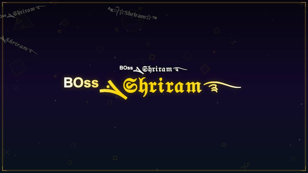 ᴮᴼˢˢܔ𝔖𝔥𝔯𝔦𝔯𝔞𝔪࿐ – Shriram Stylish Name