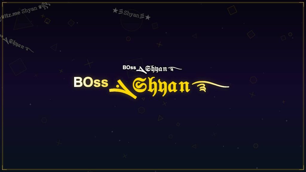 ᴮᴼˢˢܔ𝔖𝔥𝔶𝔞𝔫࿐ – Shyan Stylish Name