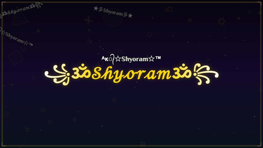 ꧁ॐ𝒮𝒽𝓎ℴ𝓇𝒶𝓂ॐ꧂ – Shyoram Stylish Name