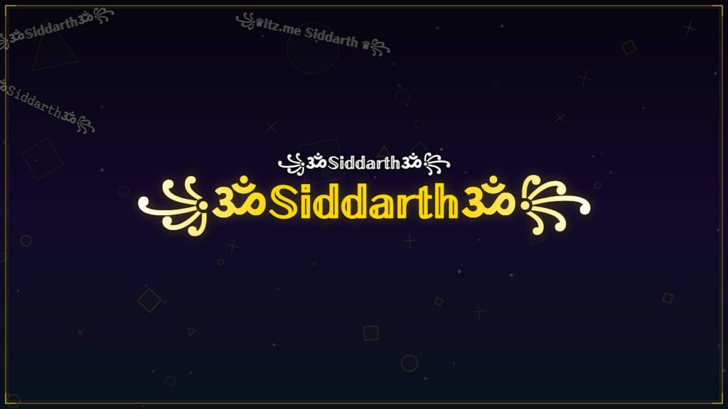꧁ॐ𝕊𝕚𝕕𝕕𝕒𝕣𝕥𝕙ॐ꧂ – Siddarth Stylish Name
