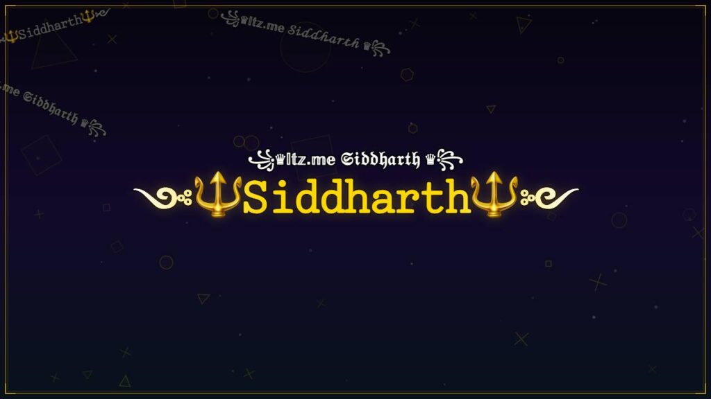 ༺🔱𝚂𝚒𝚍𝚍𝚑𝚊𝚛𝚝𝚑🔱༻ – Siddharth Stylish Name