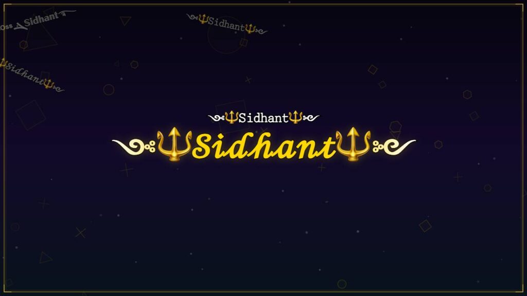 ༺🔱𝒮𝒾𝒹𝒽𝒶𝓃𝓉🔱༻ – Sidhant Stylish Name
