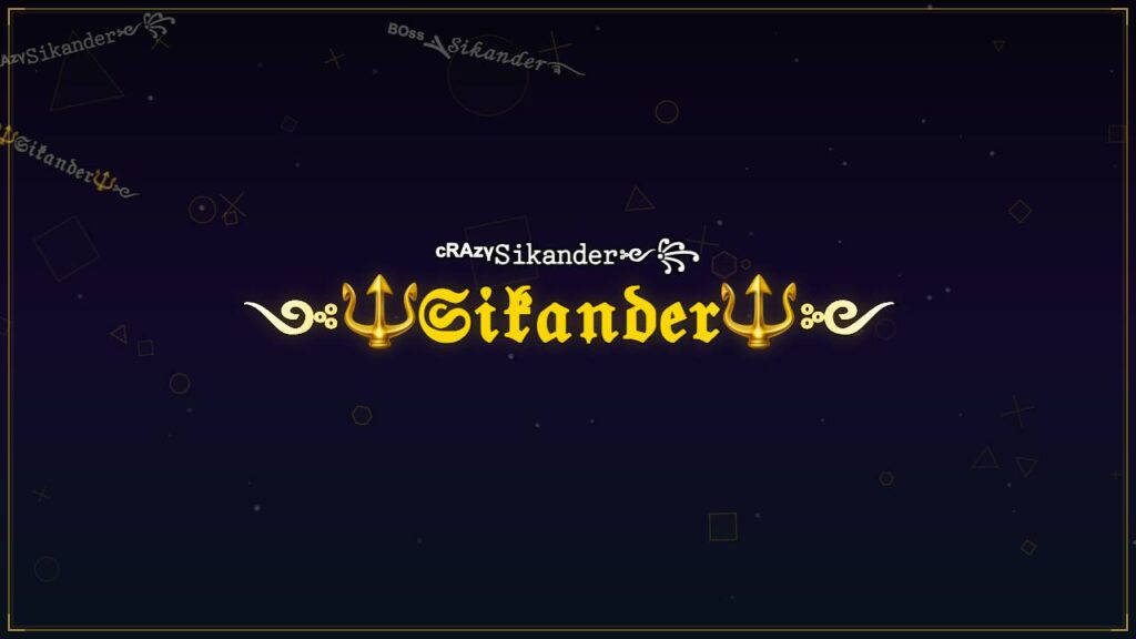 ༺🔱𝔖𝔦𝔨𝔞𝔫𝔡𝔢𝔯🔱༻ – Sikander Stylish Name