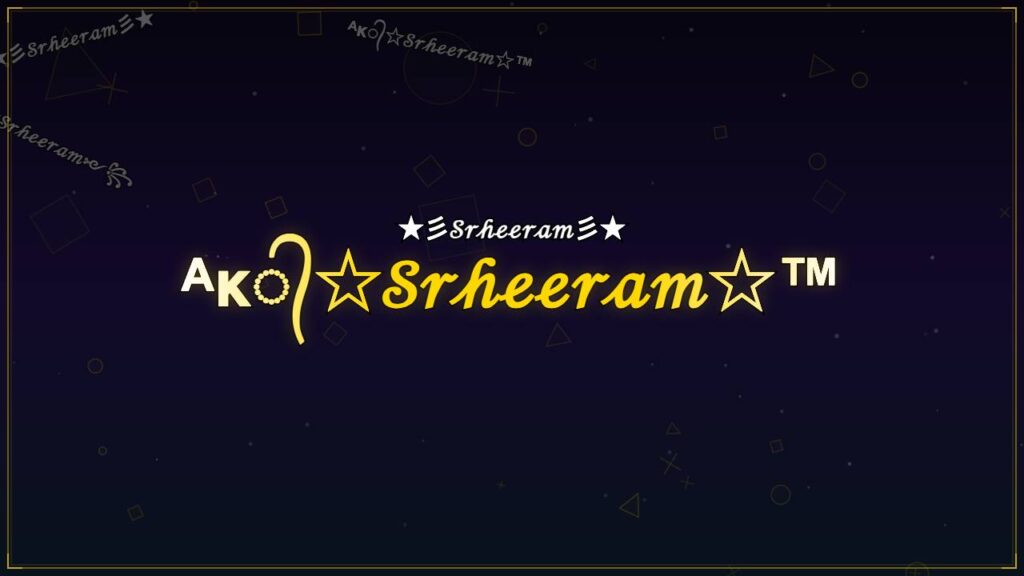 ᴬᴋ᭄☆𝒮𝓇𝒽ℯℯ𝓇𝒶𝓂☆™ – Srheeram Stylish Name