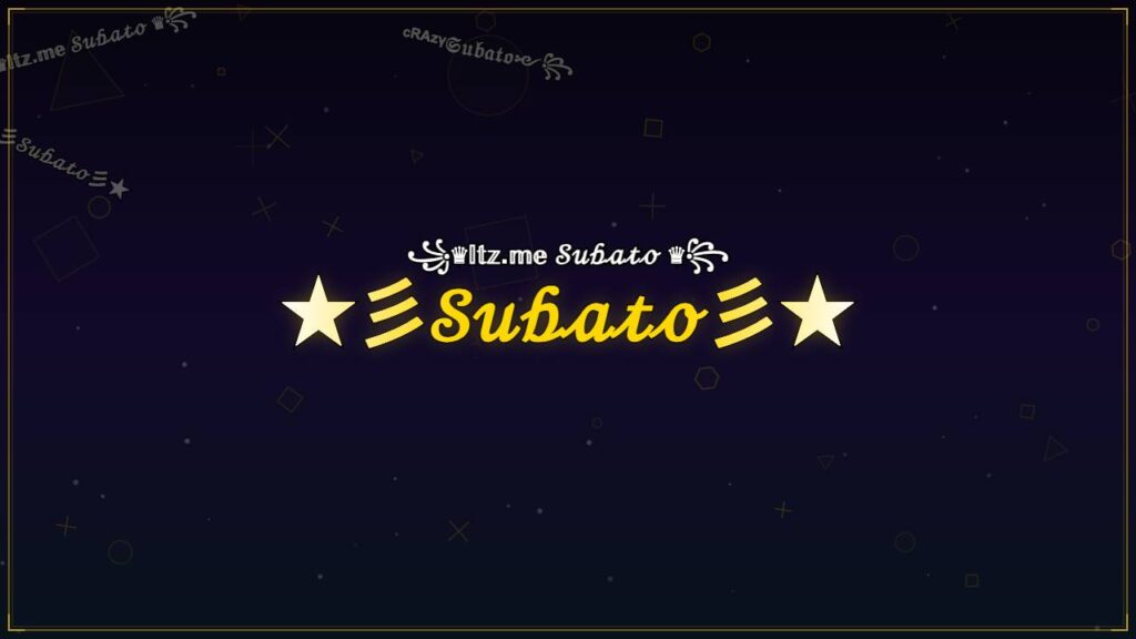 ★彡𝒮𝓊𝒷𝒶𝓉ℴ彡★ – Subato Stylish Name
