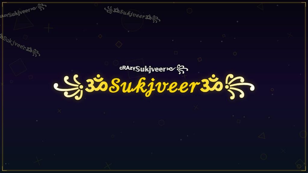 ꧁ॐ𝒮𝓊𝓀𝒿𝓋ℯℯ𝓇ॐ꧂ – Sukjveer Stylish Name