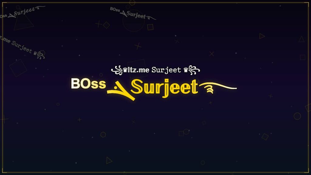 ᴮᴼˢˢܔ𝕊𝕦𝕣𝕛𝕖𝕖𝕥࿐ – Surjeet Stylish Name