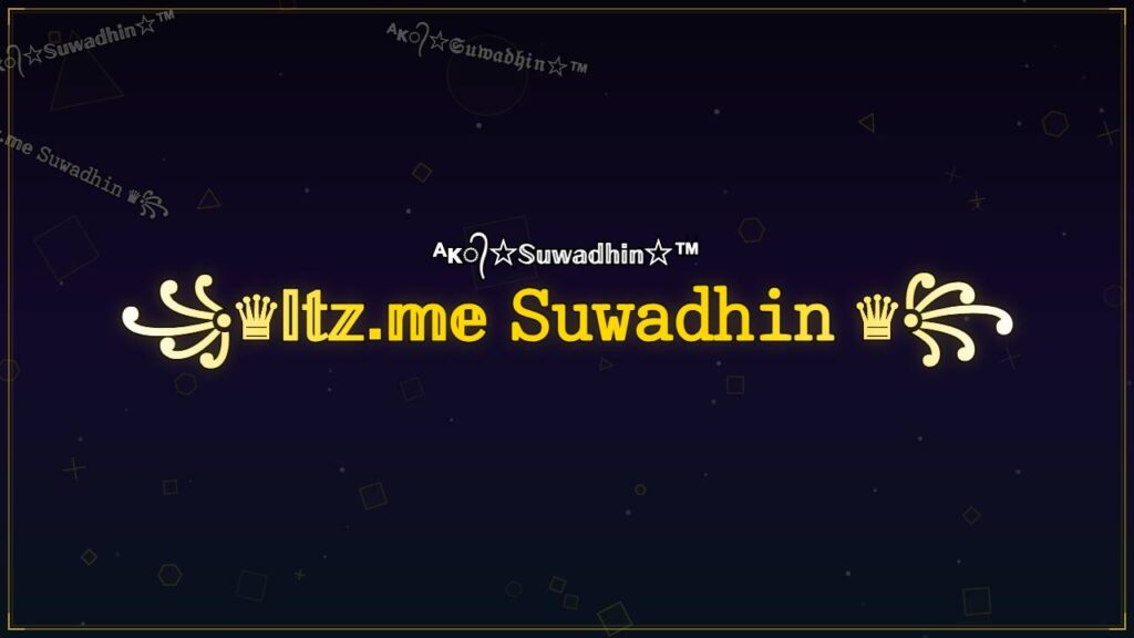 ꧁♛𝕀𝕥𝕫.𝕞𝕖 𝚂𝚞𝚠𝚊𝚍𝚑𝚒𝚗 ♛꧂ – Suwadhin Stylish Name