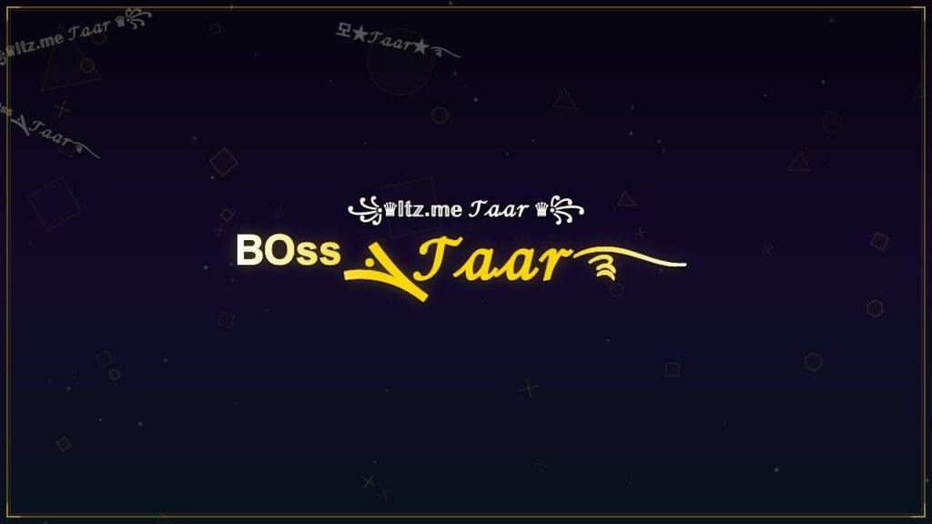 ᴮᴼˢˢܔ𝒯𝒶𝒶𝓇࿐ – Taar Stylish Name