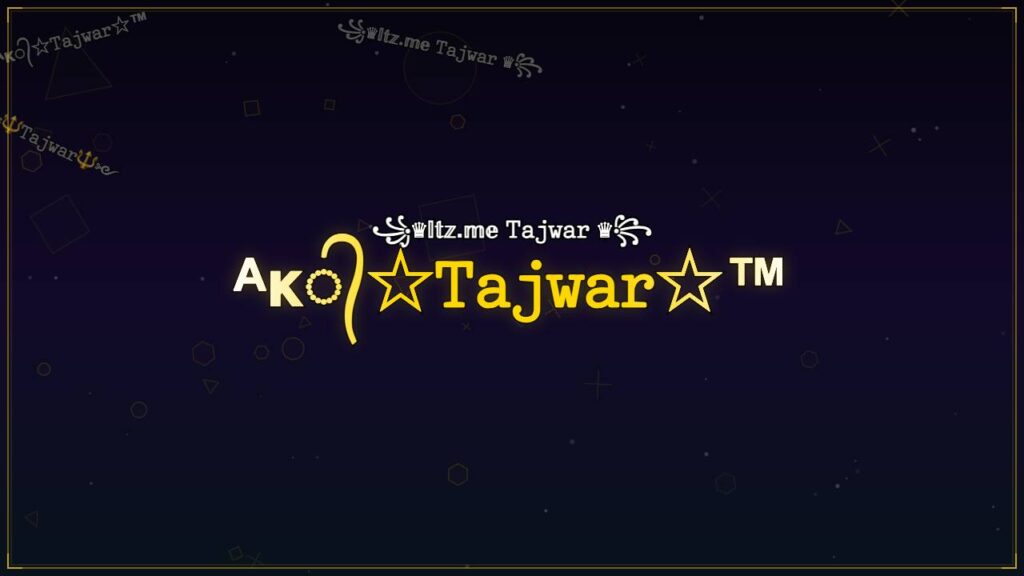 ᴬᴋ᭄☆𝚃𝚊𝚓𝚠𝚊𝚛☆™ – Tajwar Stylish Name
