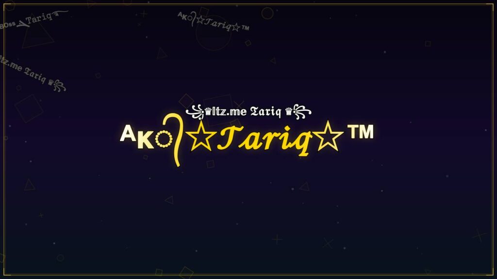 ᴬᴋ᭄☆𝒯𝒶𝓇𝒾𝓆☆™ – Tariq Stylish Name