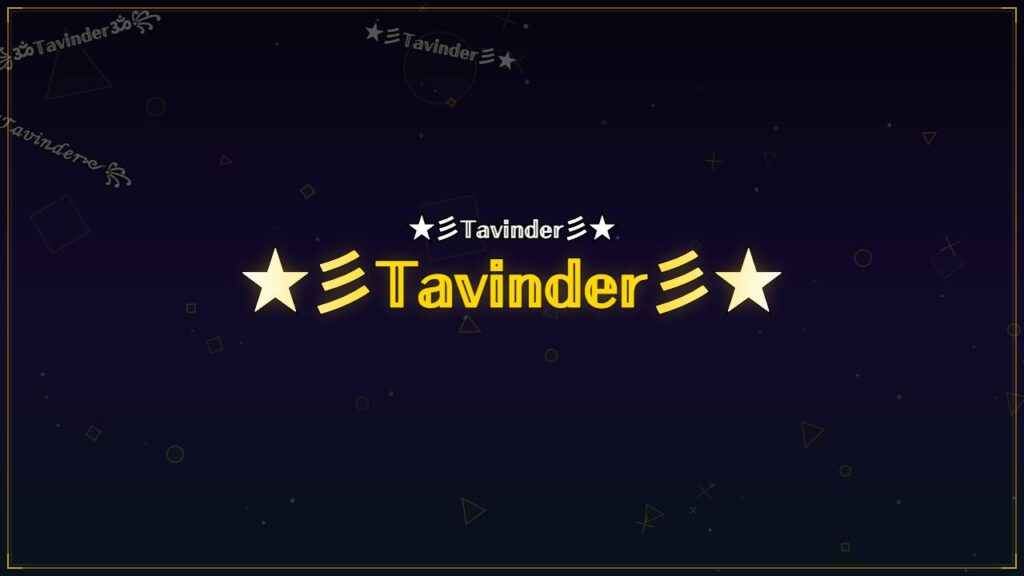 ★彡𝕋𝕒𝕧𝕚𝕟𝕕𝕖𝕣彡★ – Tavinder Stylish Name