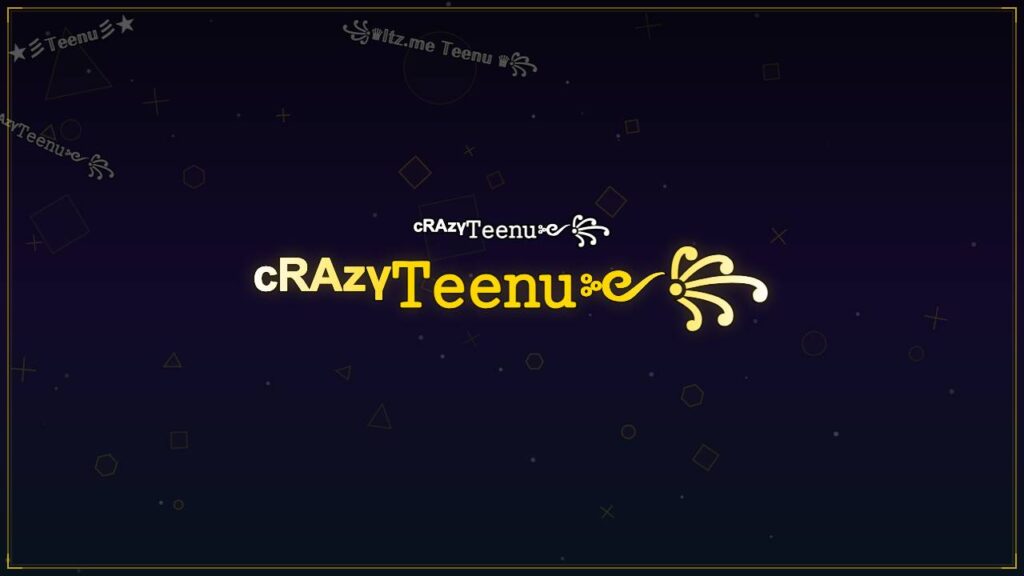 ᶜᴿᴬᶻᵞ𝚃𝚎𝚎𝚗𝚞༻꧂ – Teenu Stylish Name