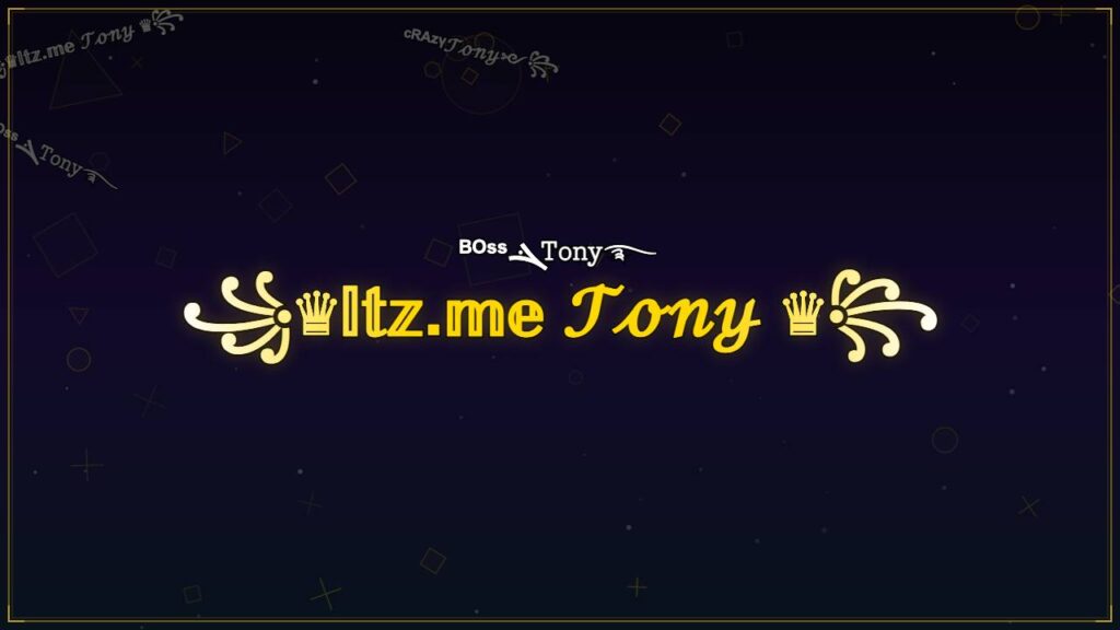 ꧁♛𝕀𝕥𝕫.𝕞𝕖 𝒯ℴ𝓃𝓎 ♛꧂ – Tony Stylish Name