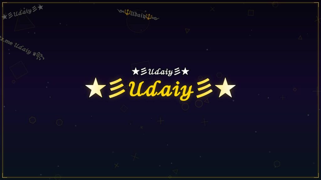 ★彡𝒰𝒹𝒶𝒾𝓎彡★ – Udaiy Stylish Name