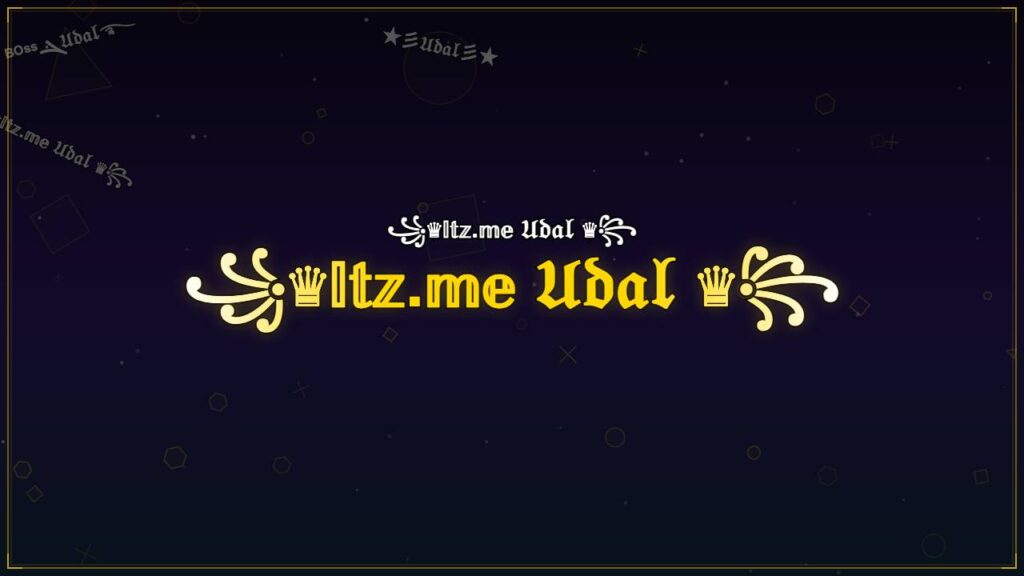 ꧁♛𝕀𝕥𝕫.𝕞𝕖 𝔘𝔡𝔞𝔩 ♛꧂ – Udal Stylish Name