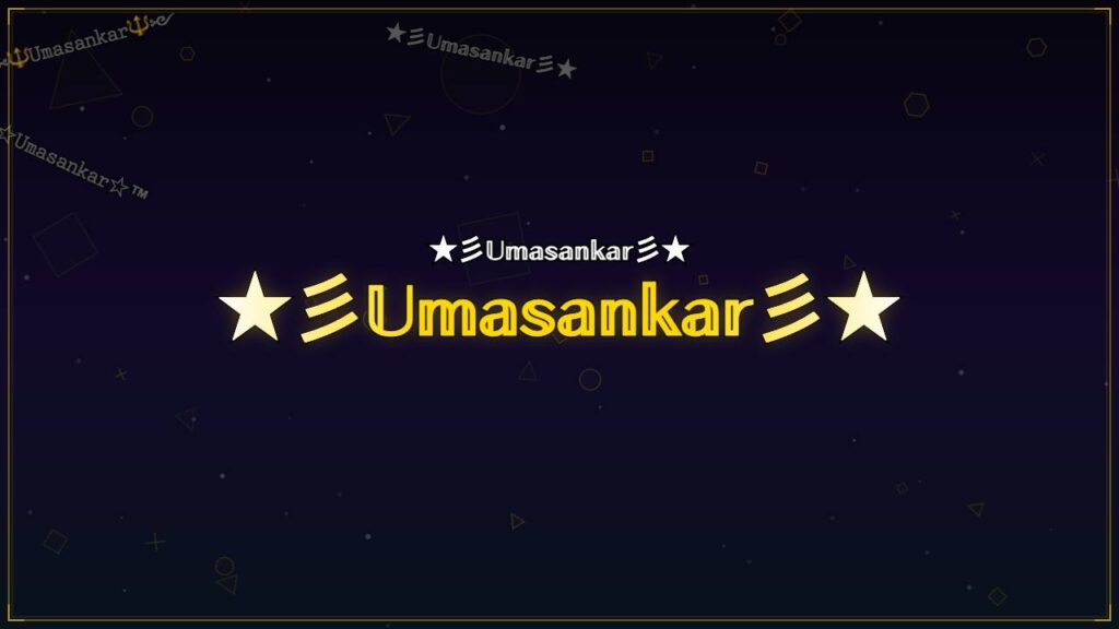 ★彡𝕌𝕞𝕒𝕤𝕒𝕟𝕜𝕒𝕣彡★ – Umasankar Stylish Name