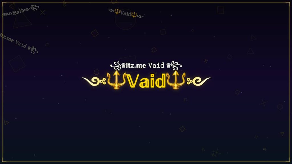 ༺🔱𝕍𝕒𝕚𝕕🔱༻ – Vaid Stylish Name