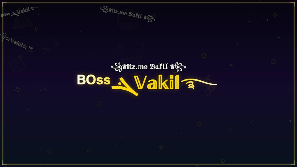 ᴮᴼˢˢܔ𝕍𝕒𝕜𝕚𝕝࿐ – Vakil Stylish Name