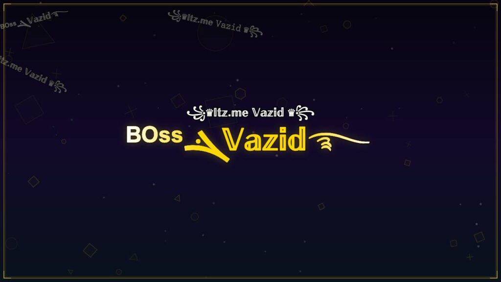 ᴮᴼˢˢܔ𝕍𝕒𝕫𝕚𝕕࿐ – Vazid Stylish Name