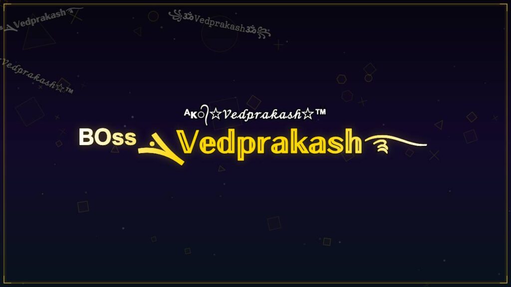 ᴮᴼˢˢܔ𝕍𝕖𝕕𝕡𝕣𝕒𝕜𝕒𝕤𝕙࿐ – Vedprakash Stylish Name