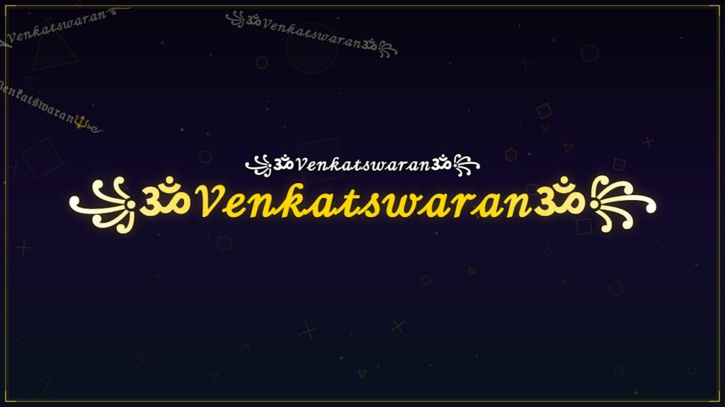 ꧁ॐ𝒱ℯ𝓃𝓀𝒶𝓉𝓈𝓌𝒶𝓇𝒶𝓃ॐ꧂ – Venkatswaran Stylish Name