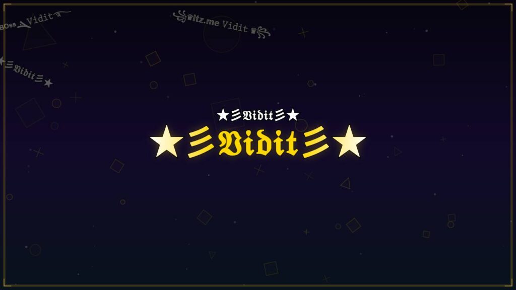 ★彡𝔙𝔦𝔡𝔦𝔱彡★ – Vidit Stylish Name