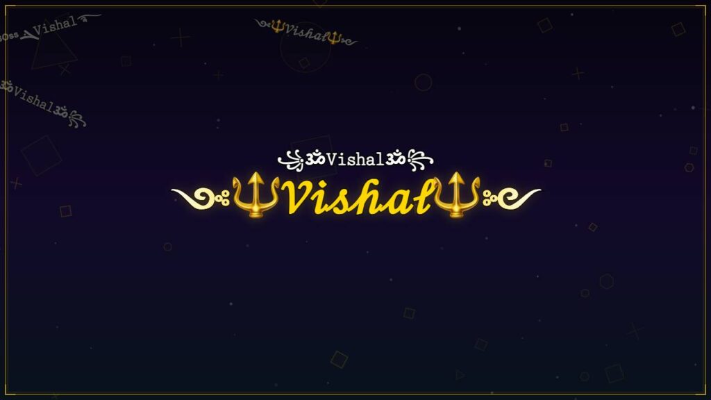 ༺🔱𝒱𝒾𝓈𝒽𝒶𝓁🔱༻ – Vishal Stylish Name