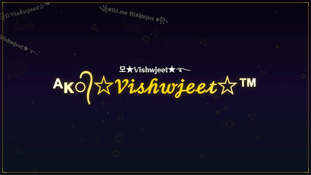 ᴬᴋ᭄☆𝒱𝒾𝓈𝒽𝓌𝒿ℯℯ𝓉☆™ – Vishwjeet Stylish Name