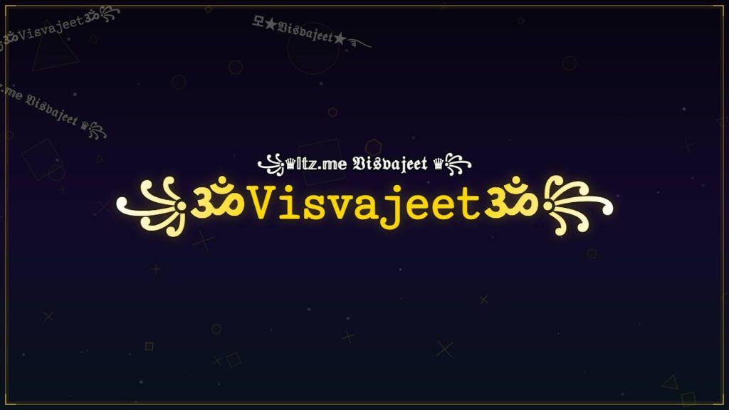 ꧁ॐ𝚅𝚒𝚜𝚟𝚊𝚓𝚎𝚎𝚝ॐ꧂ – Visvajeet Stylish Name
