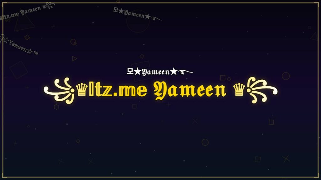 ꧁♛𝕀𝕥𝕫.𝕞𝕖 𝔜𝔞𝔪𝔢𝔢𝔫 ♛꧂ – Yameen Stylish Name