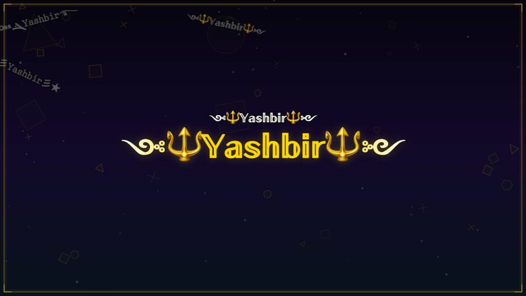 ༺🔱𝕐𝕒𝕤𝕙𝕓𝕚𝕣🔱༻ – Yashbir Stylish Name
