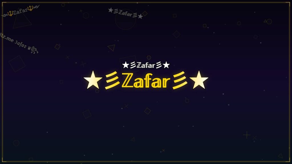 ★彡ℤ𝕒𝕗𝕒𝕣彡★ – Zafar Stylish Name