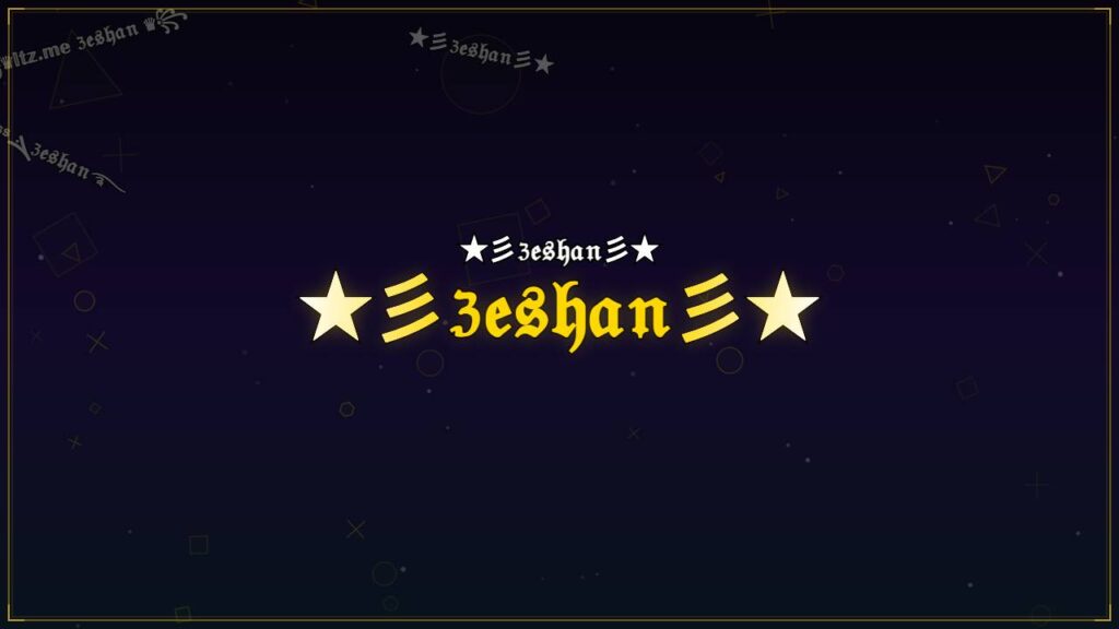 ★彡ℨ𝔢𝔰𝔥𝔞𝔫彡★ – Zeshan Stylish Name