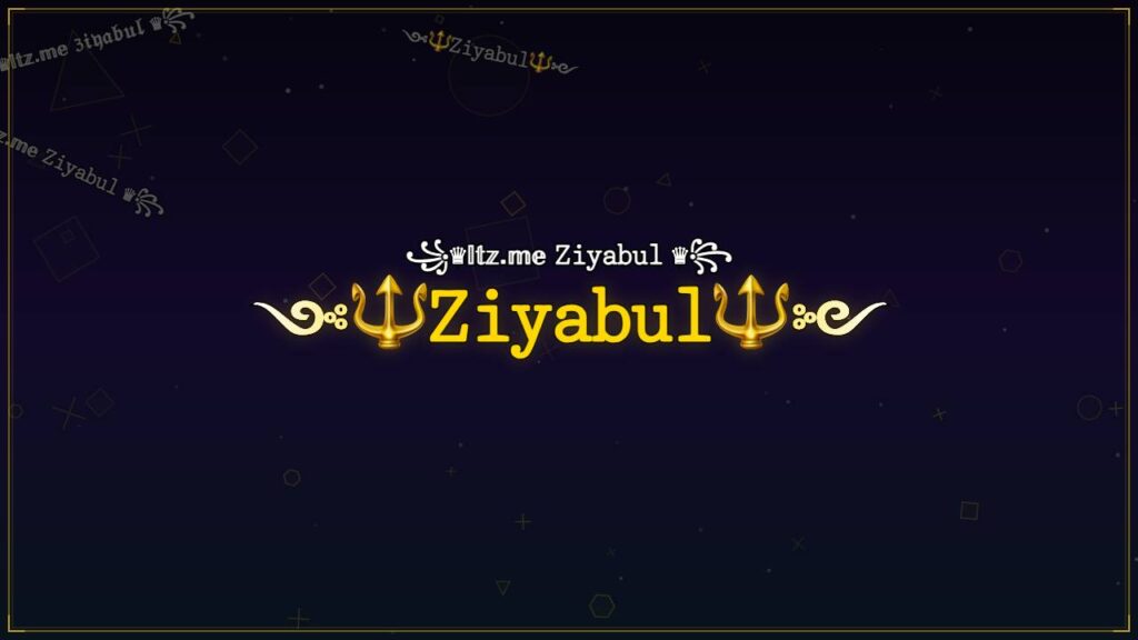 ༺🔱𝚉𝚒𝚢𝚊𝚋𝚞𝚕🔱༻ – Ziyabul Stylish Name