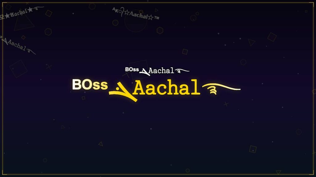 ᴮᴼˢˢܔ𝙰𝚊𝚌𝚑𝚊𝚕࿐ – Aachal Stylish Name