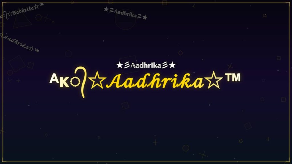 ᴬᴋ᭄☆𝒜𝒶𝒹𝒽𝓇𝒾𝓀𝒶☆™ – Aadhrika Stylish Name