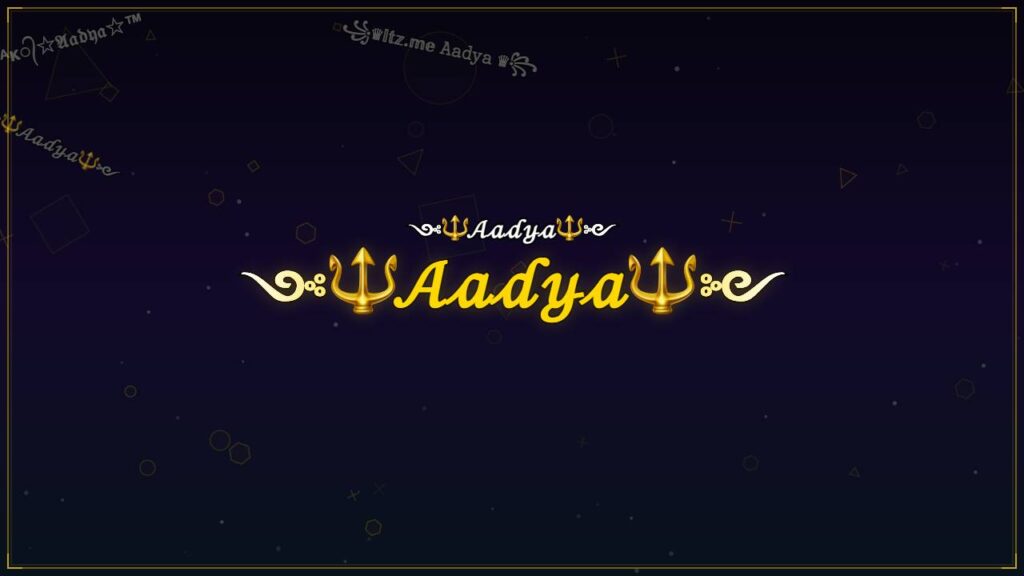 ༺🔱𝒜𝒶𝒹𝓎𝒶🔱༻ – Aadya Stylish Name