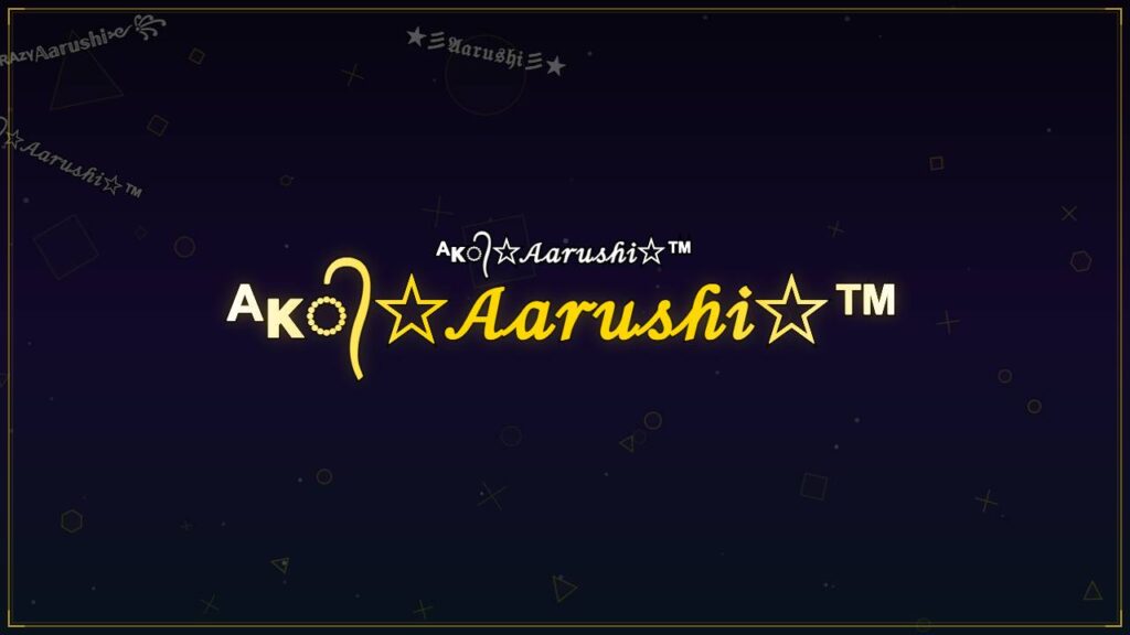 ᴬᴋ᭄☆𝒜𝒶𝓇𝓊𝓈𝒽𝒾☆™ – Aarushi Stylish Name