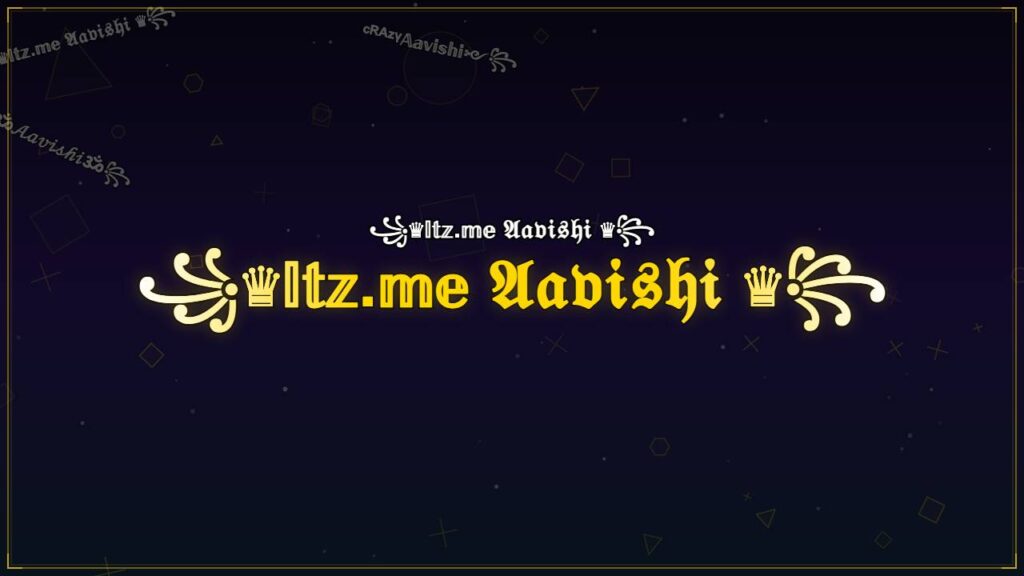 ꧁♛𝕀𝕥𝕫.𝕞𝕖 𝔄𝔞𝔳𝔦𝔰𝔥𝔦 ♛꧂ – Aavishi Stylish Name